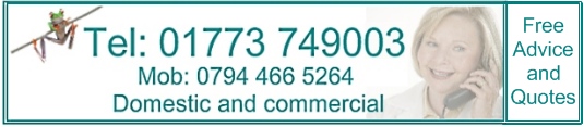 Telephone today for free quotes and advice